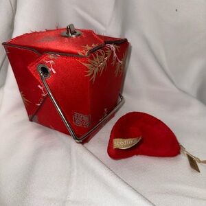 Chinese Take-out box purse and Fortune Cookie Coin Purse set